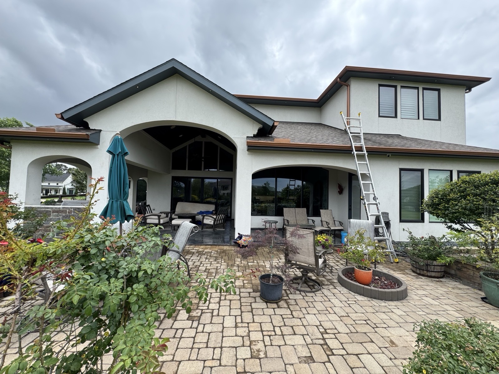 Professional window cleaning results